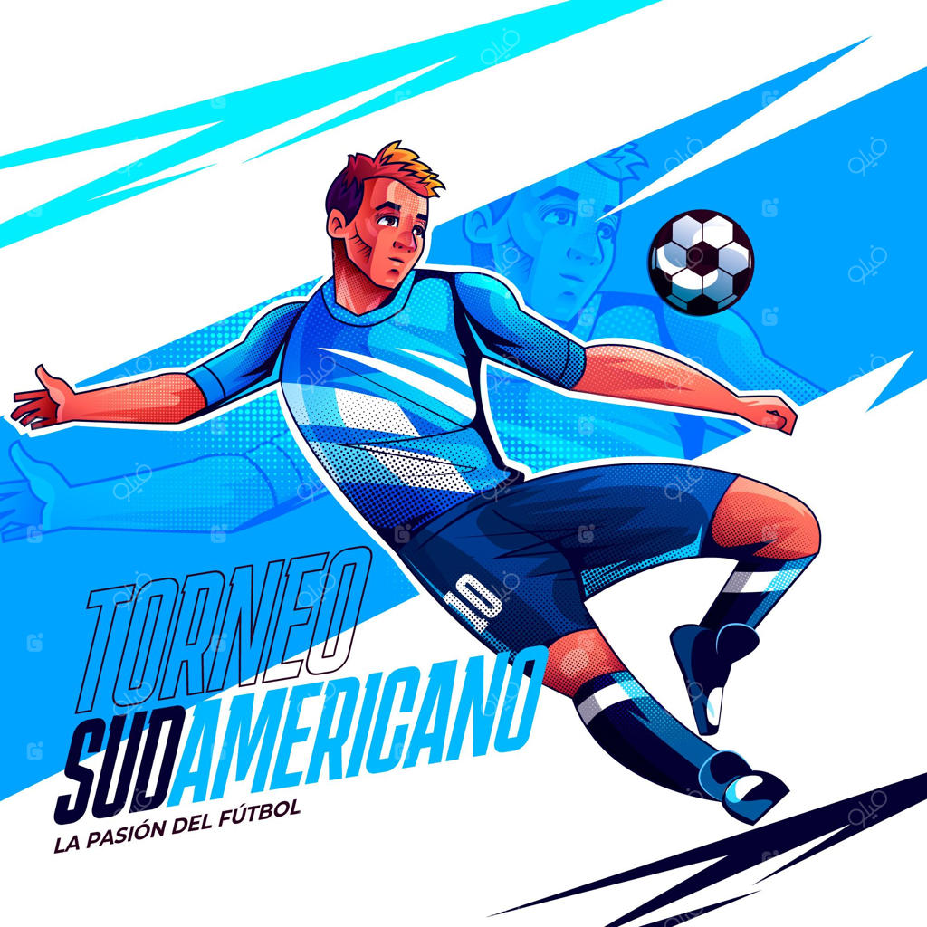 تصویرسازی واقعی از تورنمنت فوتبال آمریکای جنوبی