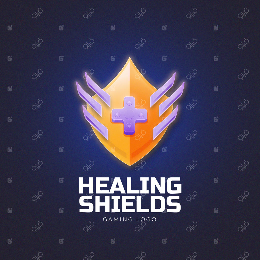 طراحی لوگوی بازی با گرادیانت