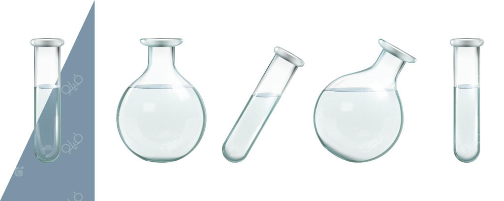 تنوع ظروف شیشه‌ای آزمایشگاهی برای آموزش علوم پرو وکتور