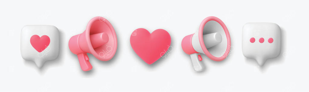 نمادهای مدرن ارتباطی برای شبکه‌های اجتماعی - وکتور حرفه‌ای