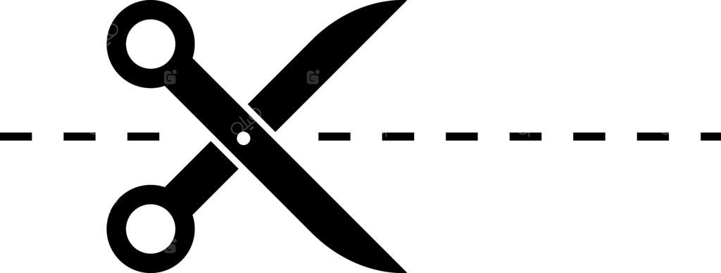 مجموعه آیکون قیچی. علامت برش کاغذ خطی. نماد آرایشگاه، مدرسه و دفتر باز. نشانه آرایشگری. مفهوم کسب‌وکار