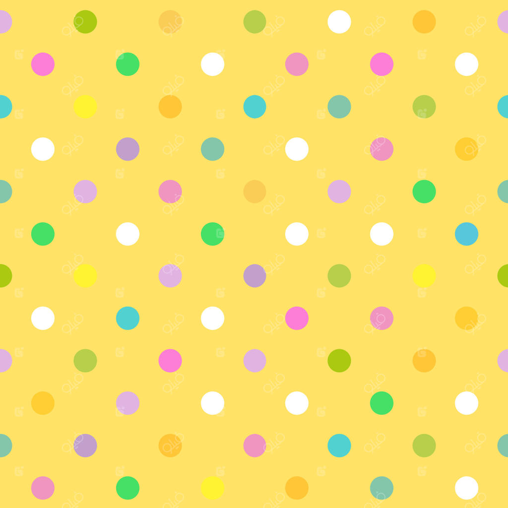 طرح خال‌خالی، بافت رنگارنگ و بی‌وقفه