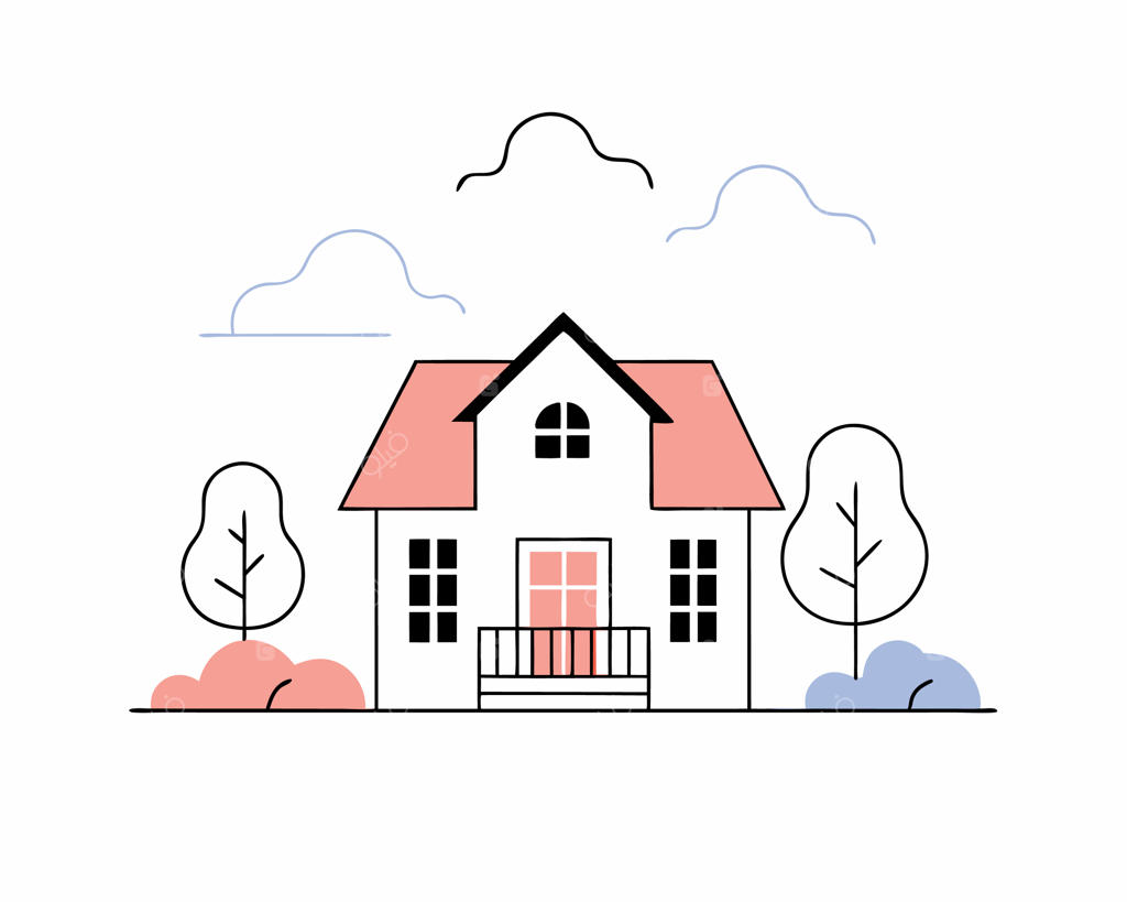 تصویرسازی خانه زیبا