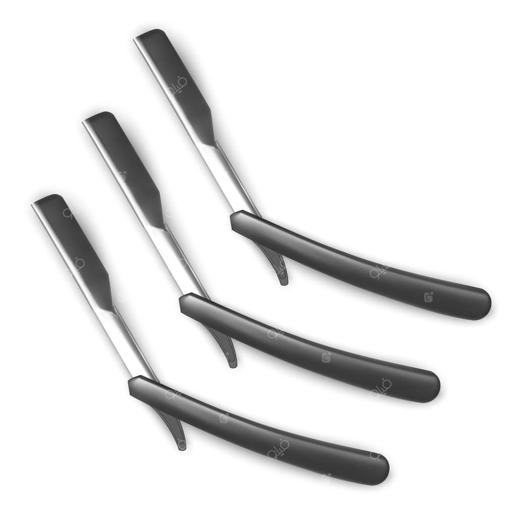 لوازم بهداشتی مردانه: ریش‌تراش سنتی. تصویری از ریش‌تراش سنتی.