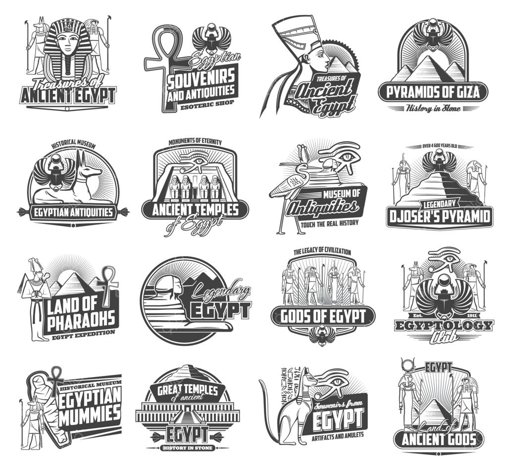 خدایان مصر باستان، آیکون‌های سفر و گردشگری قاهره