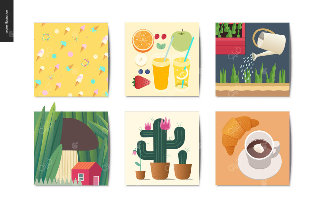 کارت‌پستال‌های چیزهای ساده