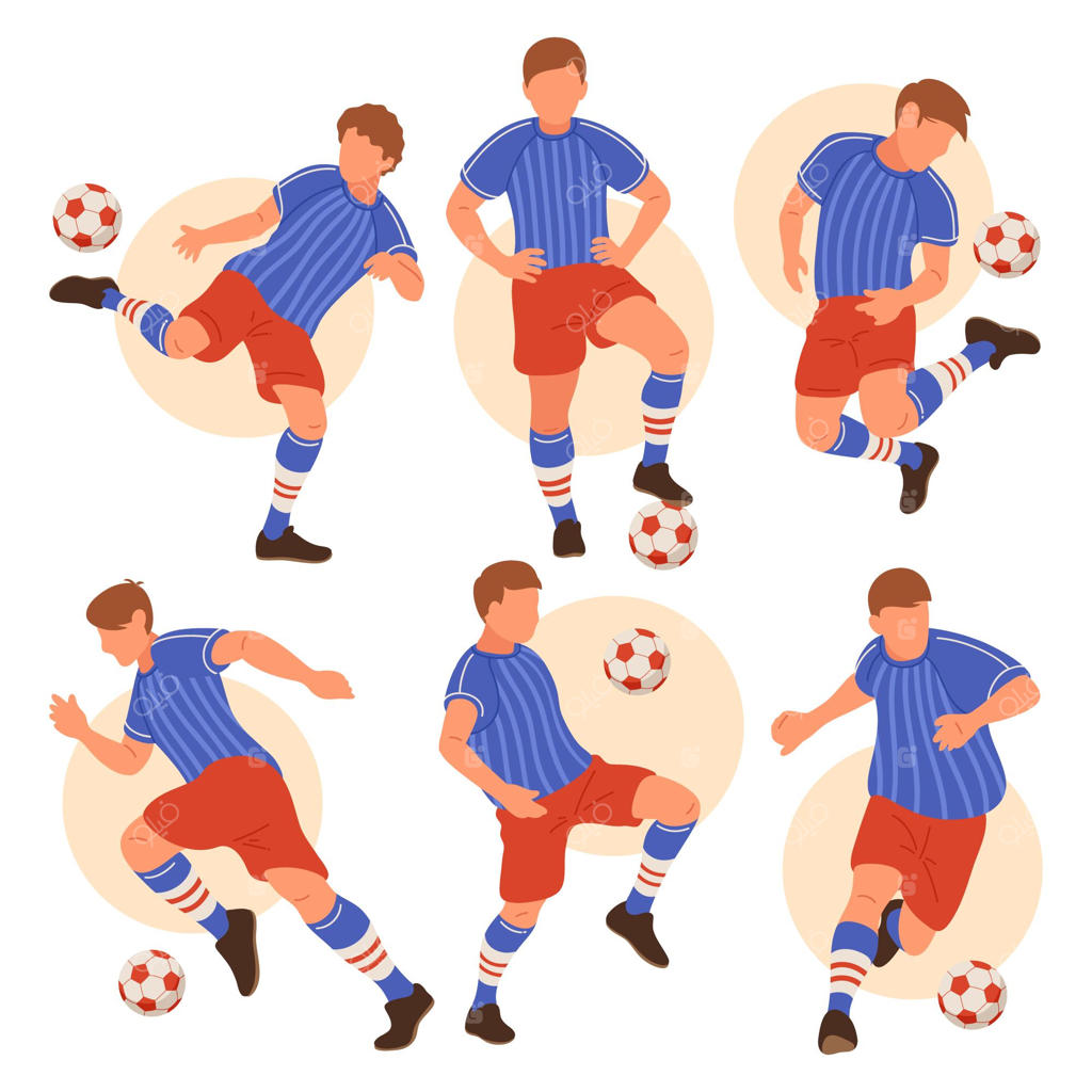 مجموعه تصویری بازیکنان فوتبال