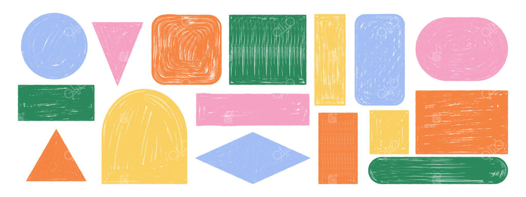 اشکال انتزاعی رنگارنگ