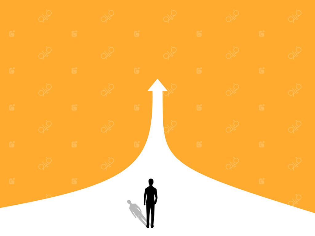 تاجر در مسیر پیشرفت و رشد قدم می‌زند