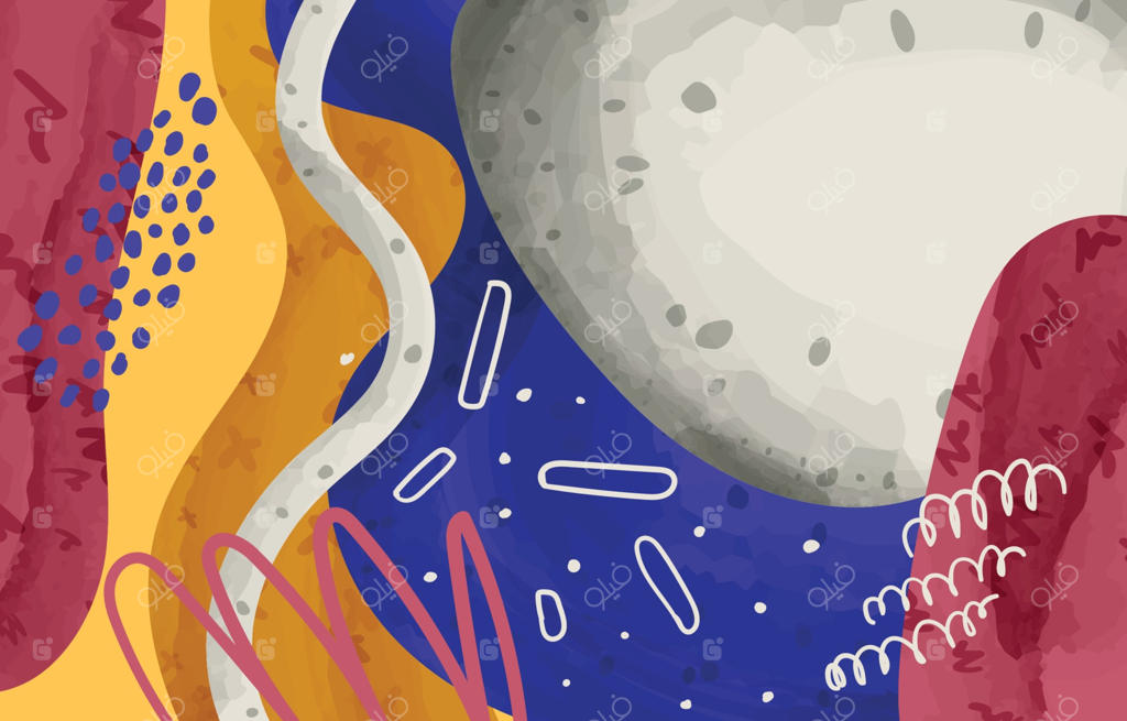 پس‌زمینه هنری رنگارنگ