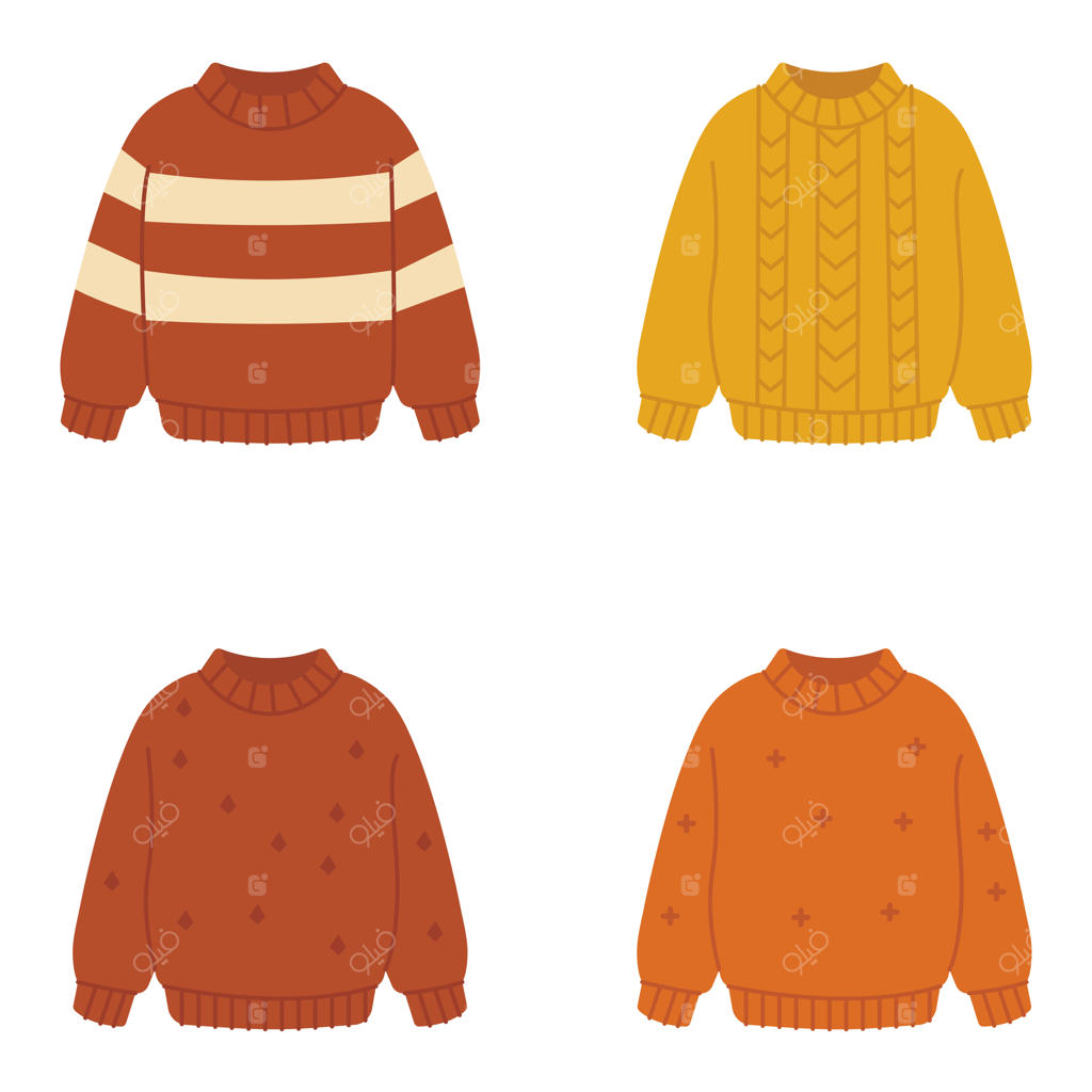 مجموعه پلیورهای رنگارنگ و گرم و نرم برای پاییز و زمستان