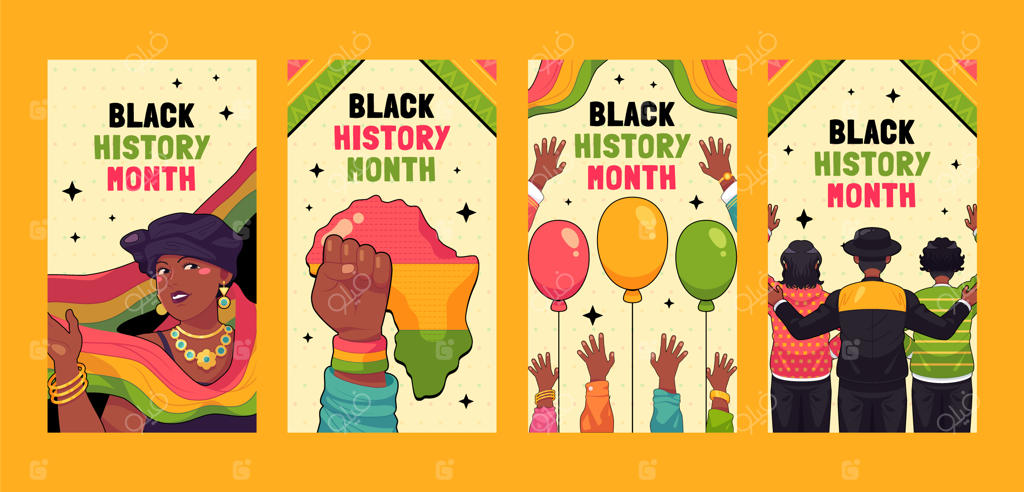 مجموعه استوری‌های اینستاگرام برای ماه تاریخ سیاهپوستان