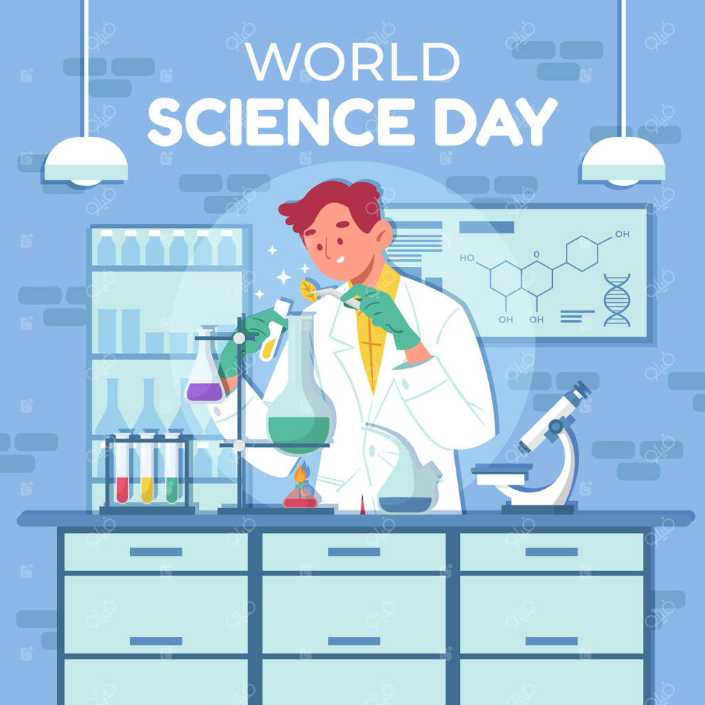 تصویرسازی روز جهانی علم بدون مرز