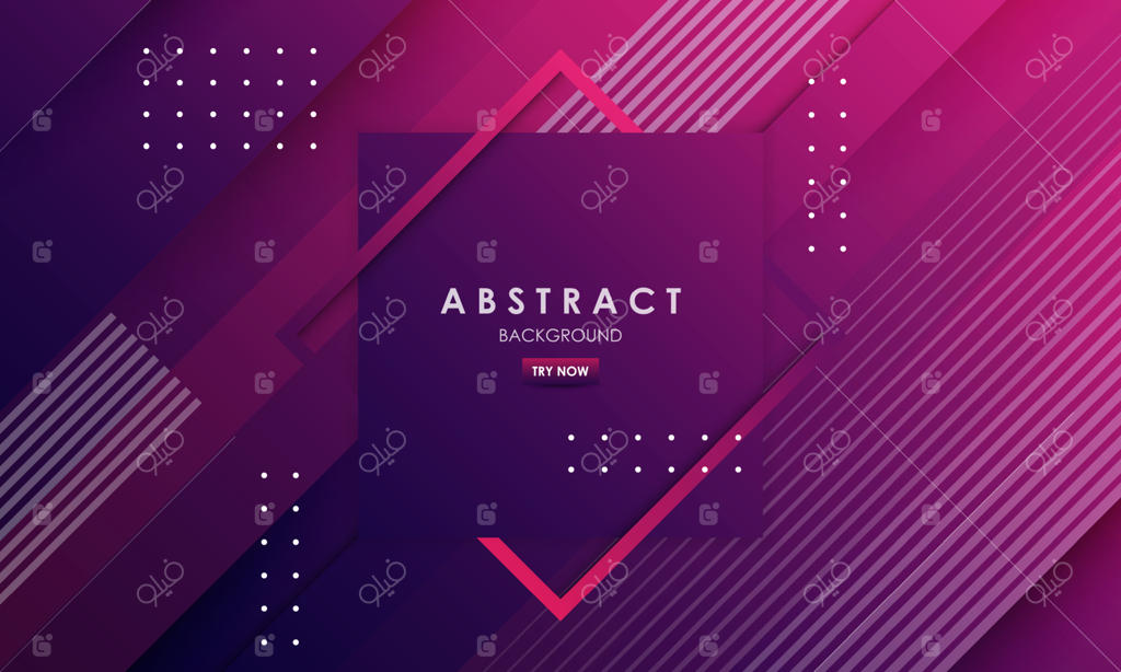 پس‌زمینه انتزاعی با رنگ بنفش و گرادینت‌ها