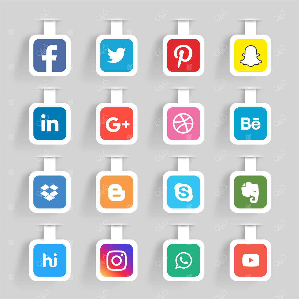 استیکرهای شبکه‌های اجتماعی