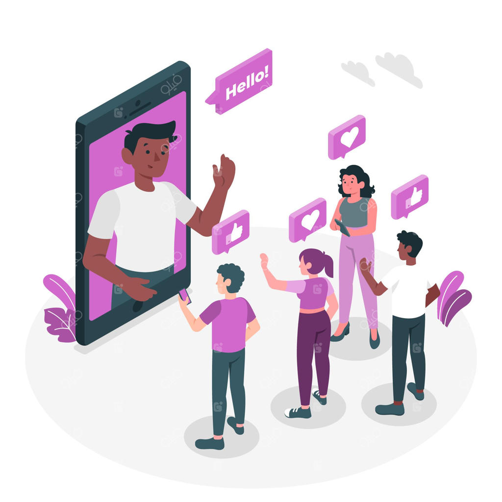 تصویری از مفهوم دنبال‌کنندگان