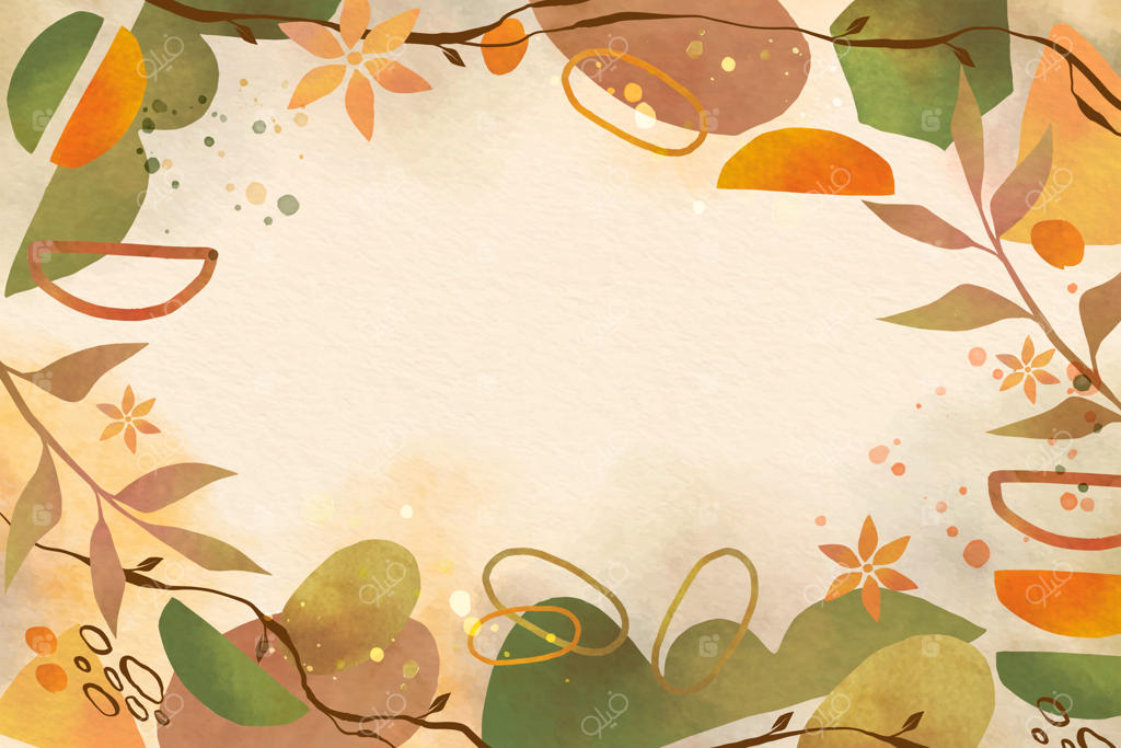 پس‌زمینه آبرنگی با رنگ‌های خاکی ملایم