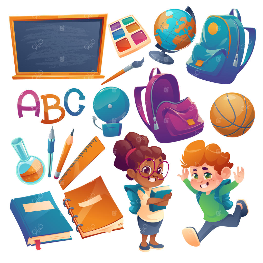 مجموعه المان‌های کارتونی بازگشت به مدرسه