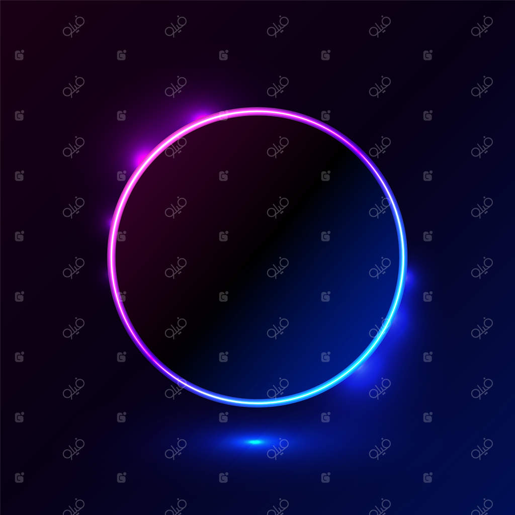 قاب تصویر وکتوری آبی و صورتی برای تبلیغات و ترویج