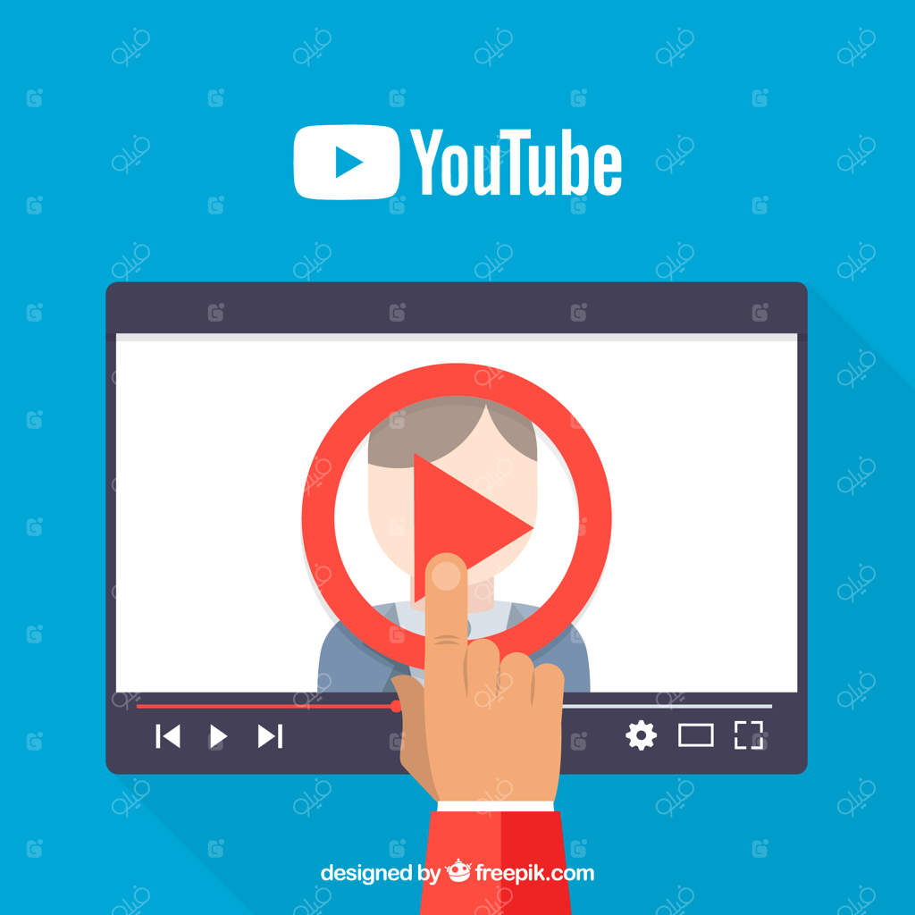 پخش‌کننده یوتیوب در دستگاه با طراحی ساده و مدرن