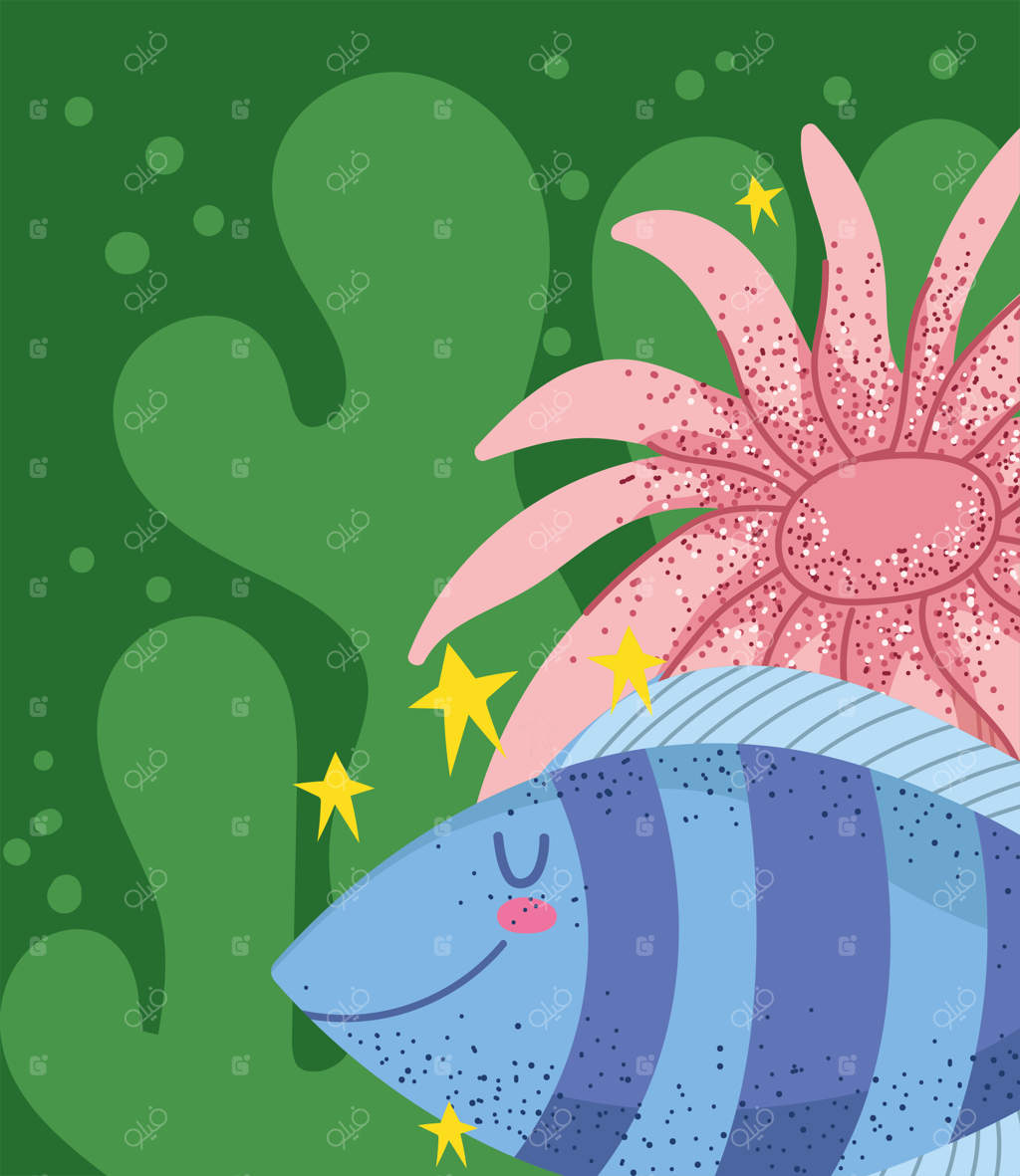 زندگی دریایی: ماهی‌ها و مرجان‌ها