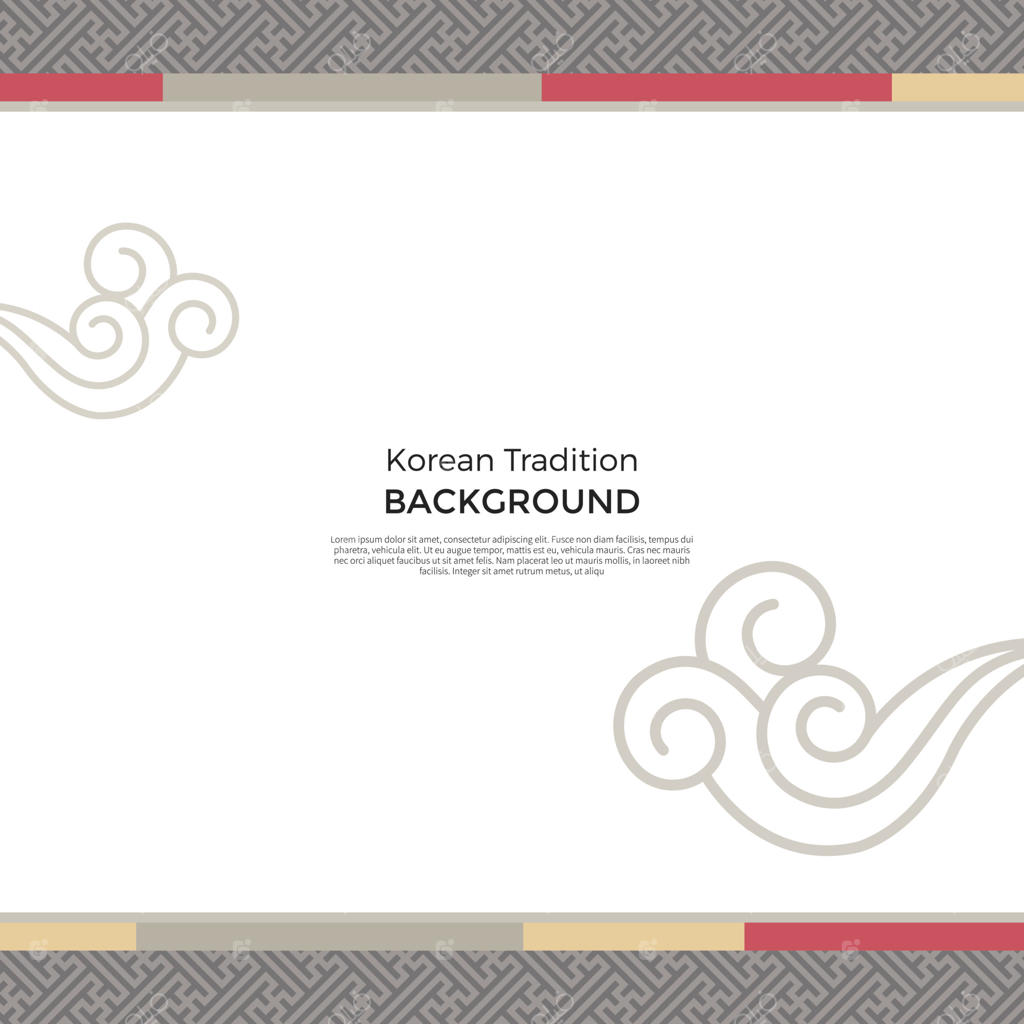 پس‌زمینه و بنر سنتی کره‌ای
