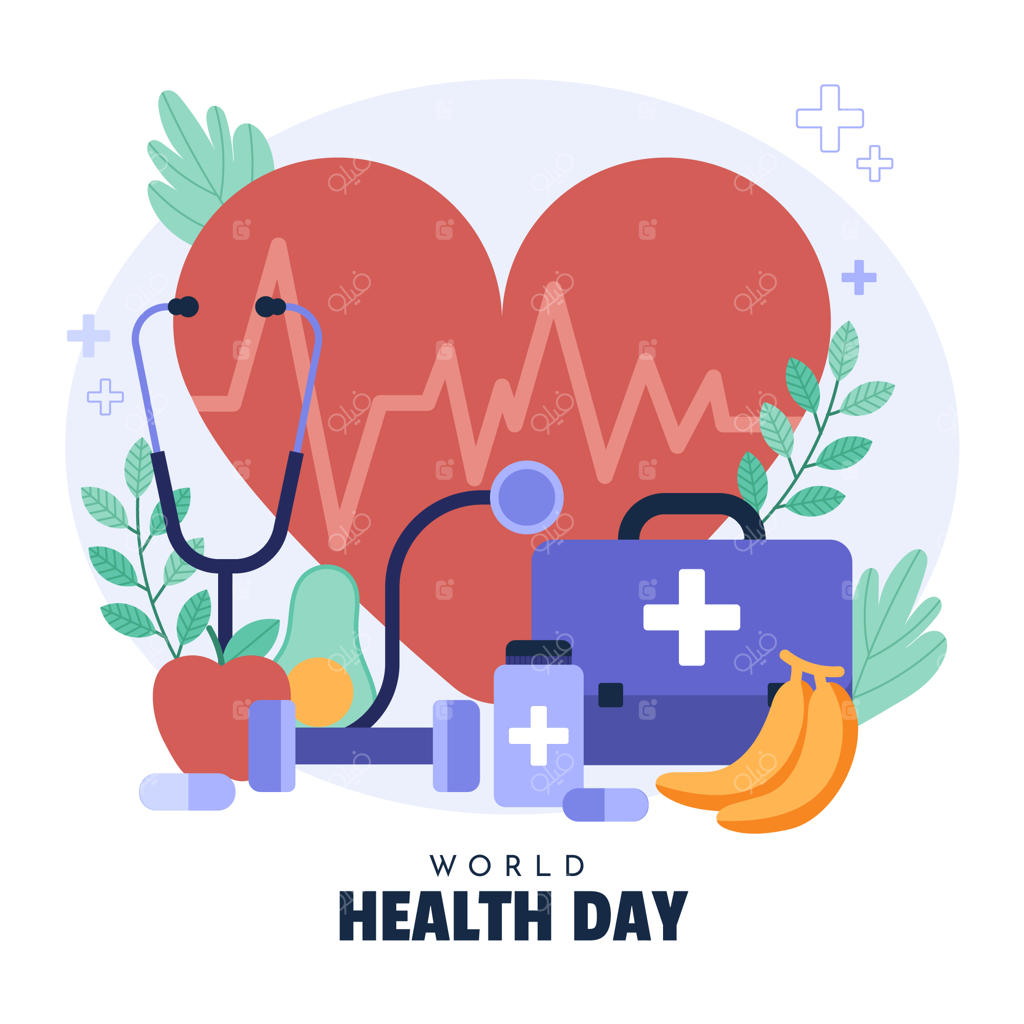 تصویرسازی تخت روز جهانی بهداشت