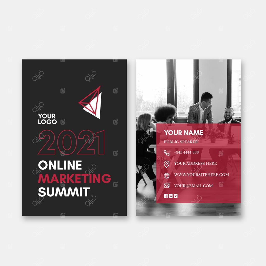 قالب کارت ویزیت عمومی