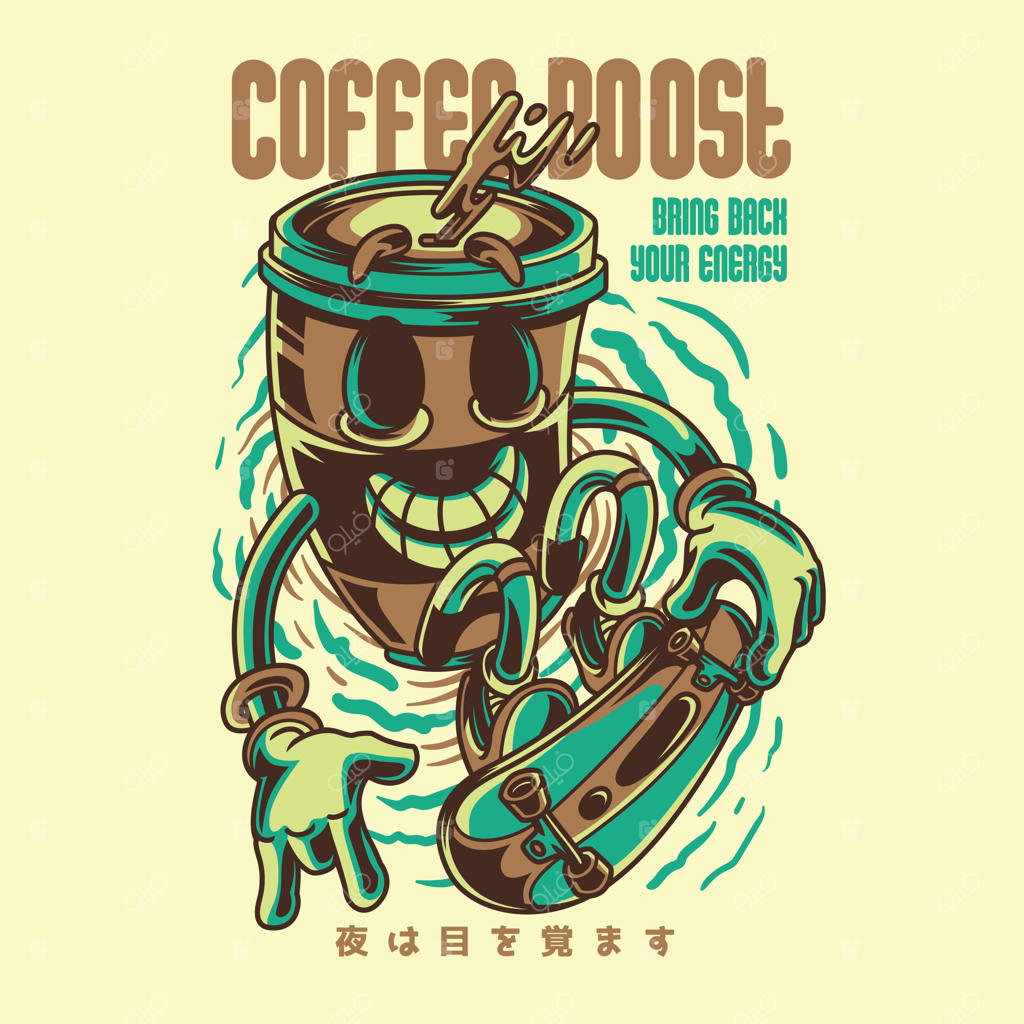 تصویرسازی از انرژی قهوه