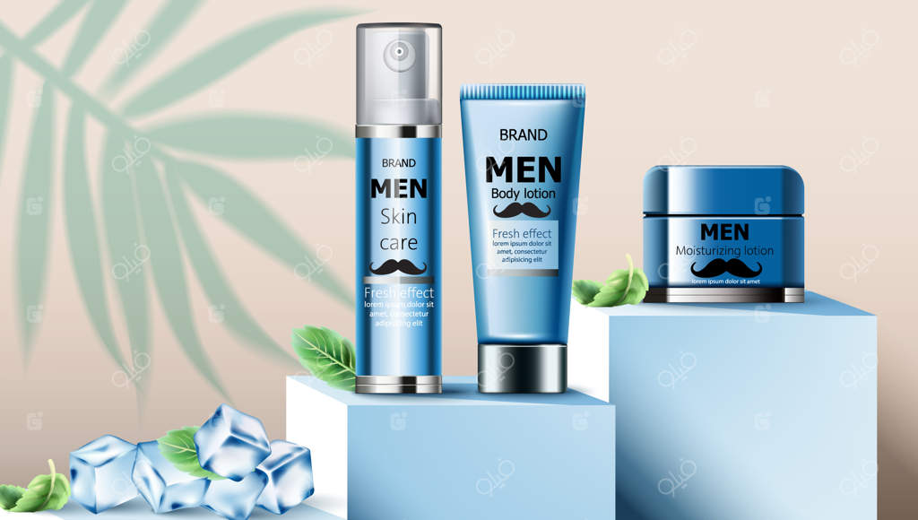 ترکیب روغن مراقبت از پوست و لوسیون مرطوب‌کننده برای آقایان