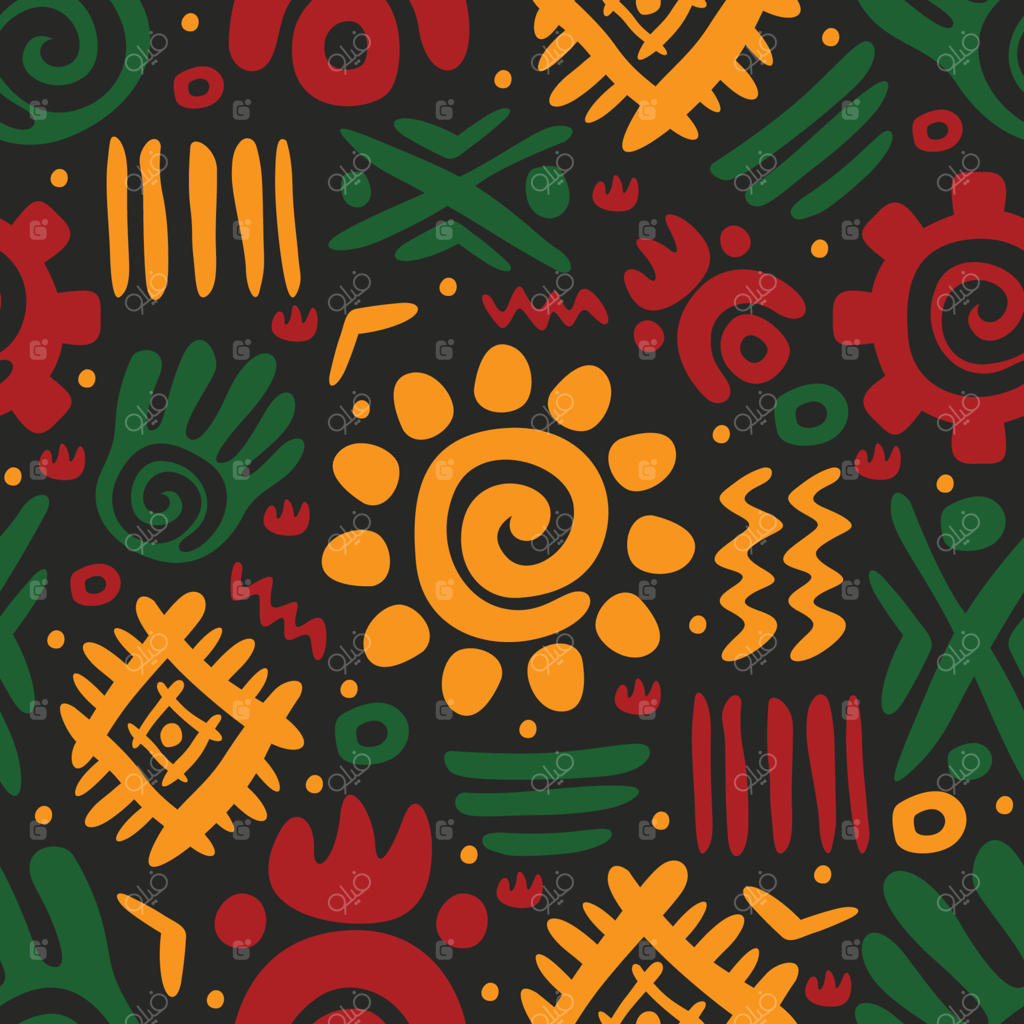 پس‌زمینه بدون درز پان‌آفریقایی