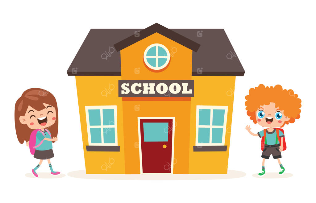 کلیپ‌آرت آموزشی با طرح کودکان کارتونی