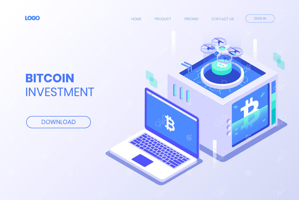 صفحه فرود سرمایه‌گذاری ایزومتریک بیت‌کوین