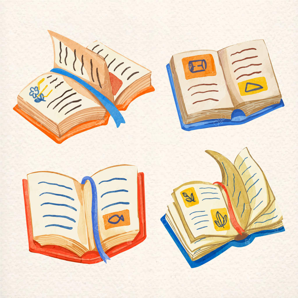 مجموعه‌ای از تصویرسازی‌های کتاب