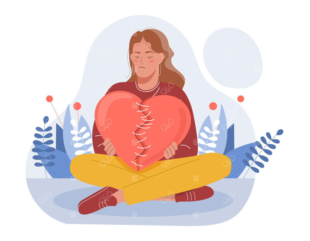 زن با قلب شکسته: مشکلات یک دختر جوان پس از طلاق و بهداشت روانی در روابط