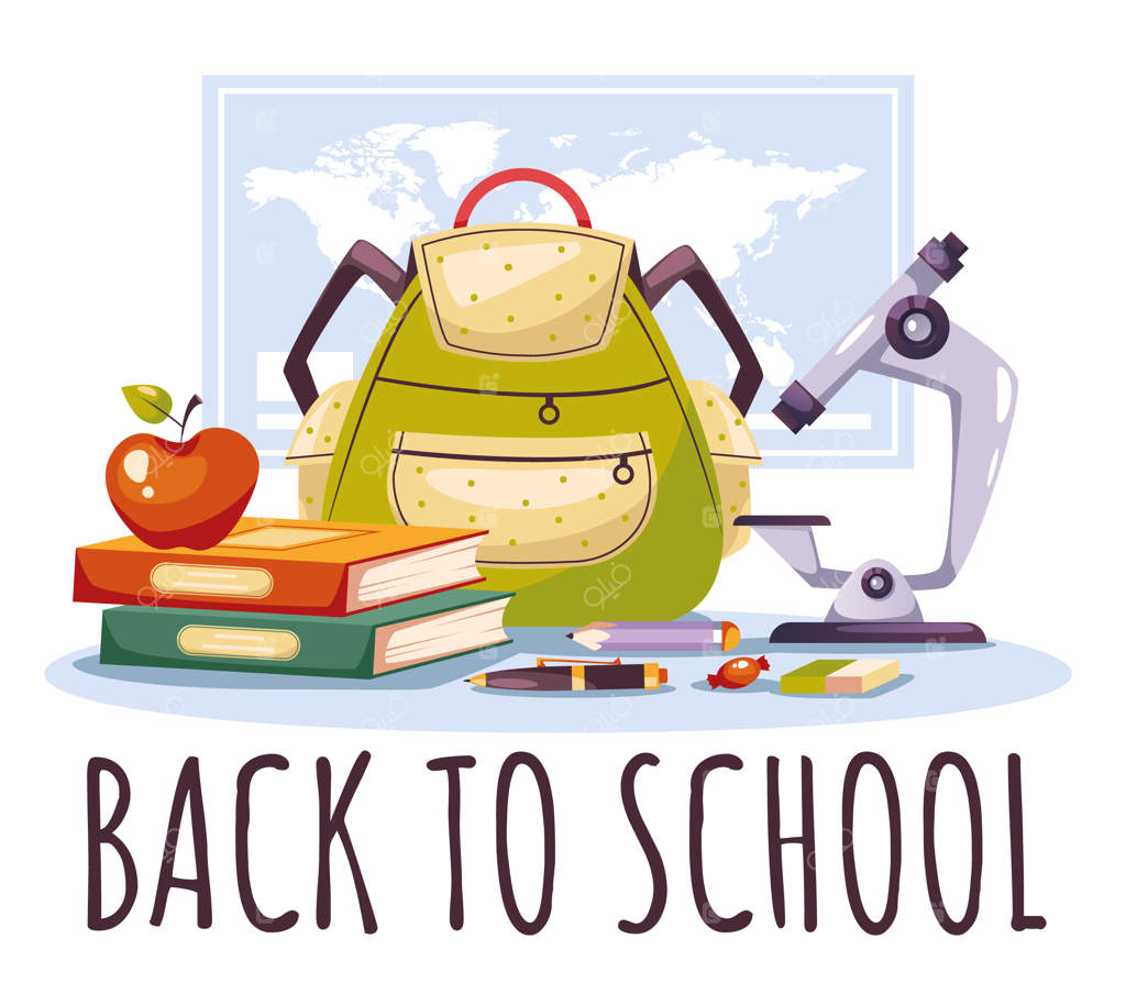 پوستر آموزشی بازگشت به مدرسه - طراحی و ابزارهای لازم برای دانش‌آموزان