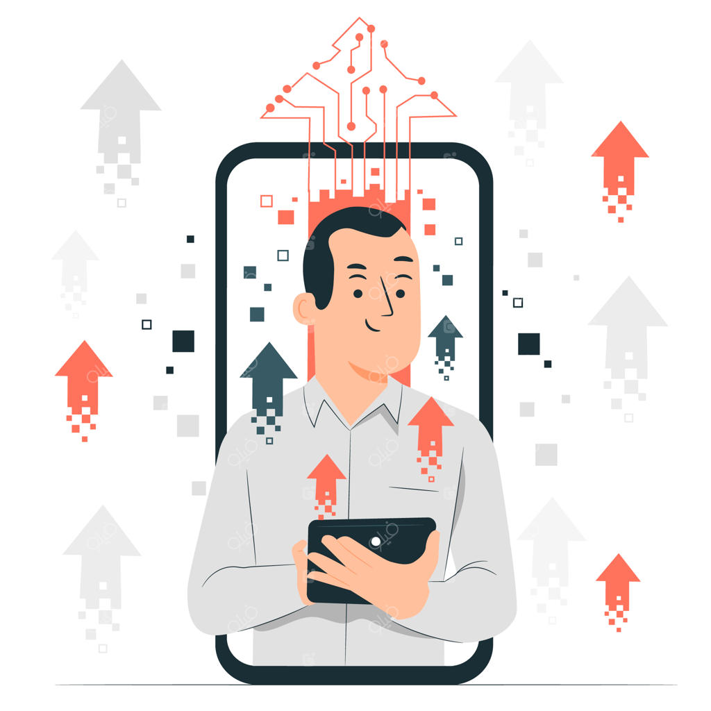 تصویرسازی مفهوم تحول دیجیتال