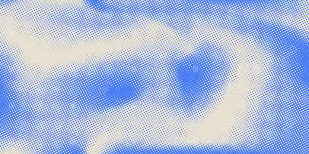 تکسچر گرادینت هاف‌تون و نویزدار آبی با طرح پیکسلی رترو، مناسب برای اورلی کمیک و انیمه