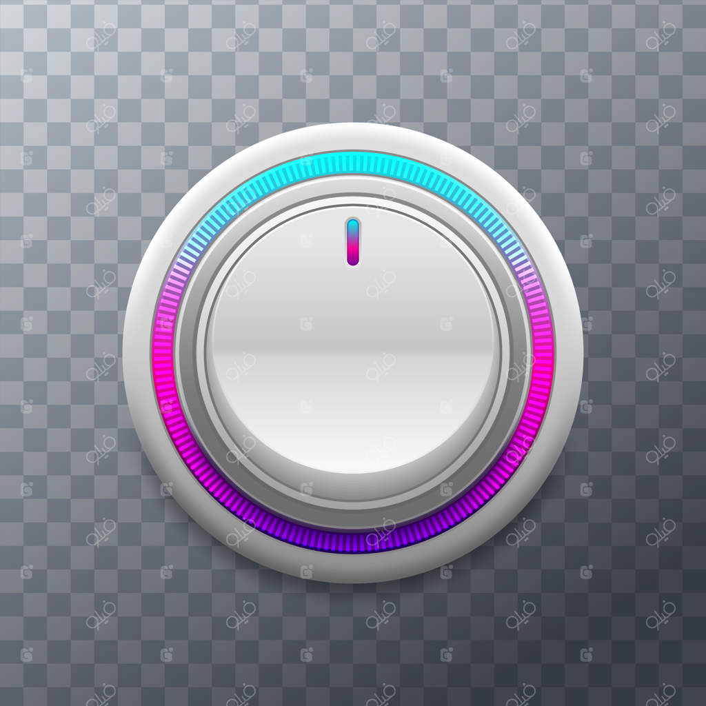 مجموعه‌ای از کلیدهای سوئیچ واقعی در حالت‌های روشن و خاموش