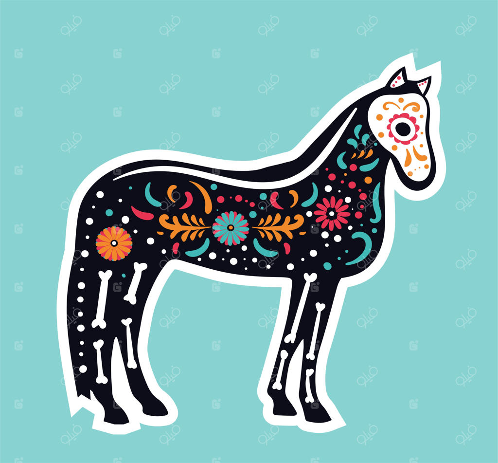 نماد "روز مردگان" اسب