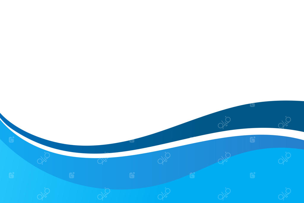 پس‌زمینه انتزاعی آبی موج‌دار با سبک تجاری