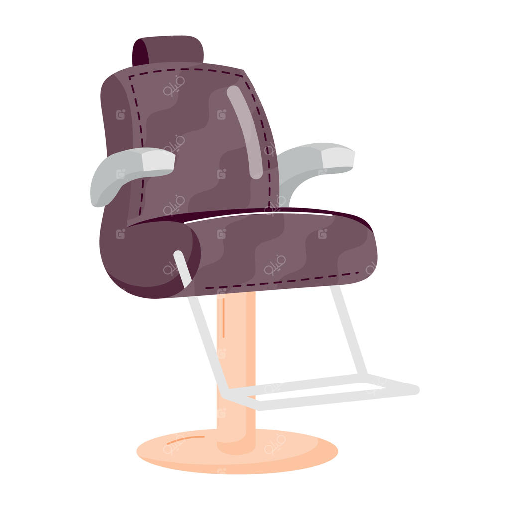 مجموعه‌ای از برچسب‌های سلمانی به سبک تخت