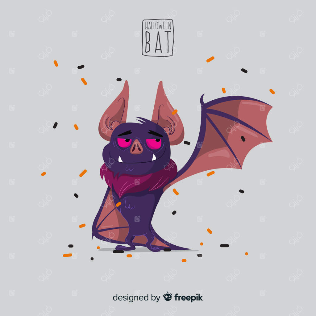 طراحی خلاقانه خفاش برای هالووین