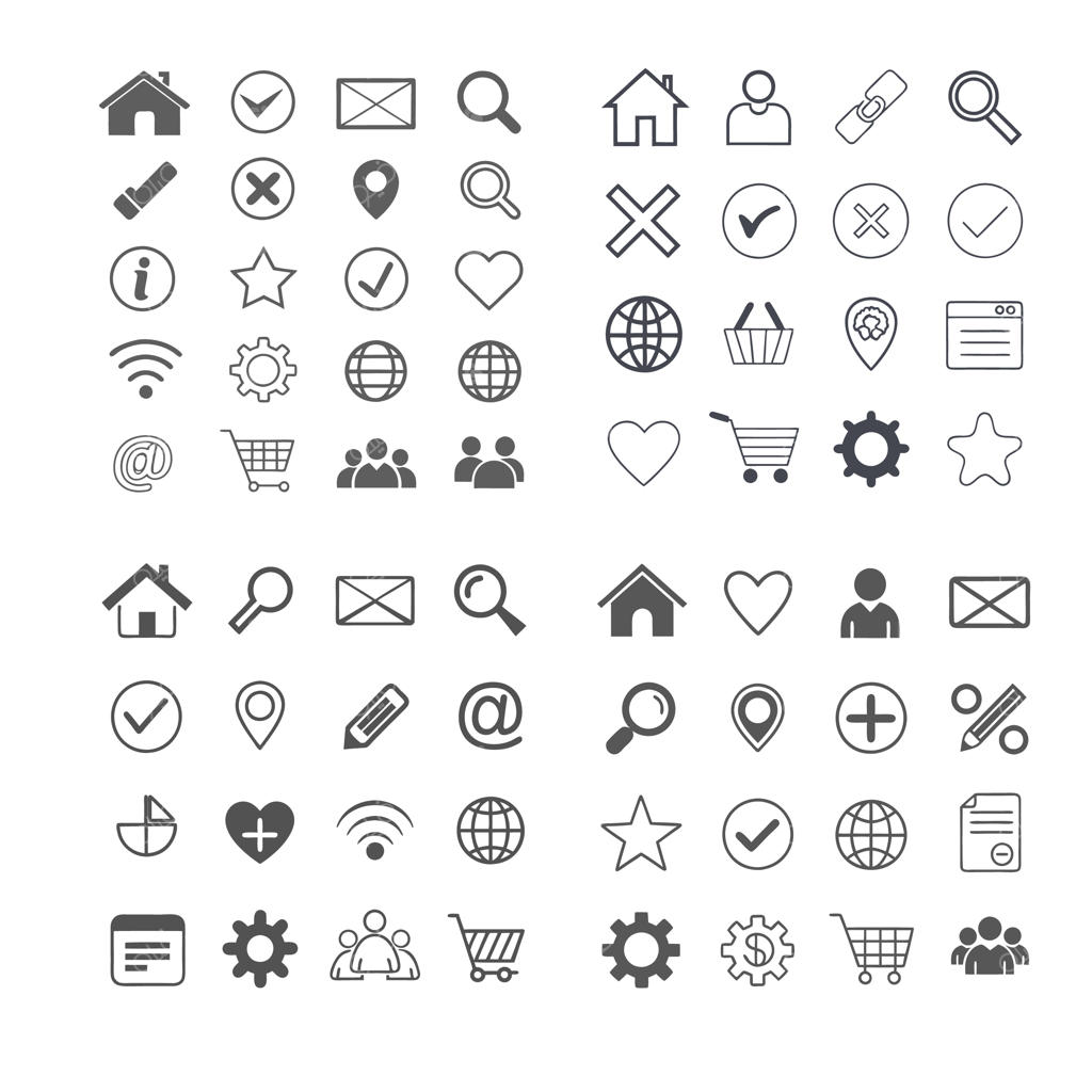 مجموعه آیکون‌های وب