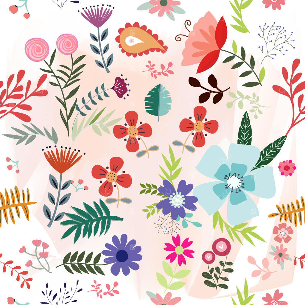 باغ گل‌های بهاری و تابستانی