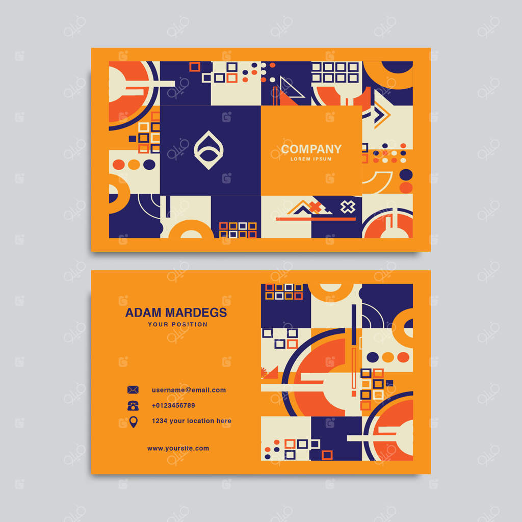 کارت ویزیت انتزاعی