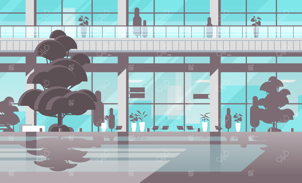 نمای بیرونی بیمارستان مدرن - خالی از افراد، مرکز کلینیک پزشکی و خدمات بهداشتی درمانی