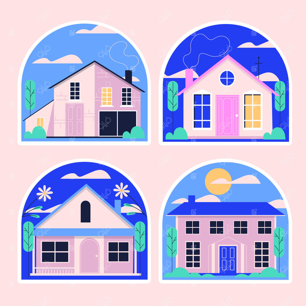 کلکسیون برچسب‌های خانه‌ بچه‌گانه