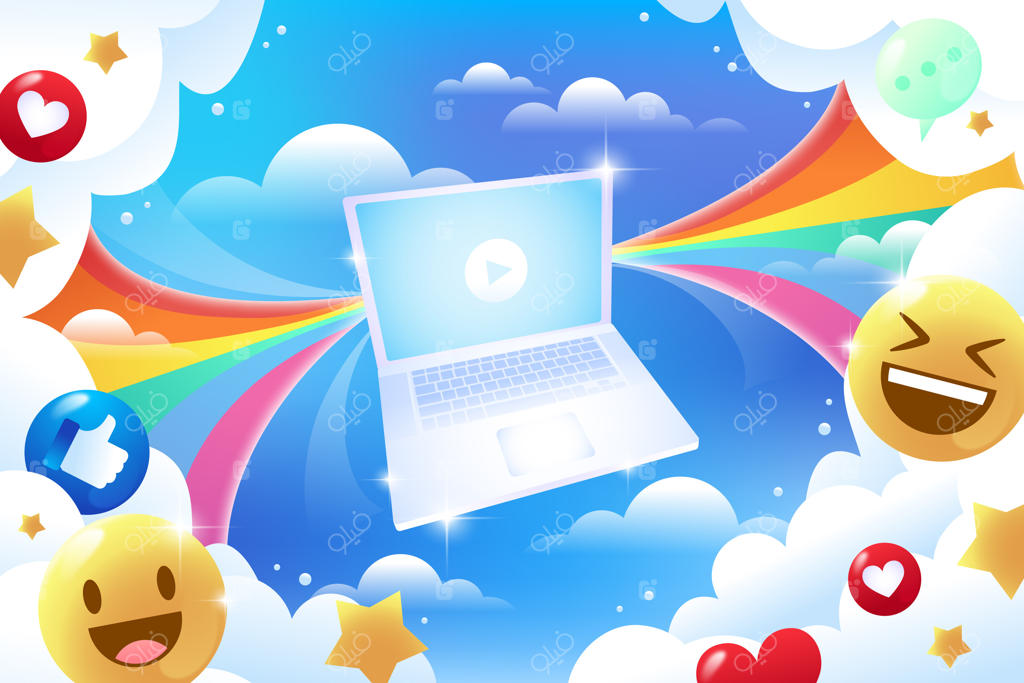 پس‌زمینه گرادیانی برای شبکه‌های اجتماعی