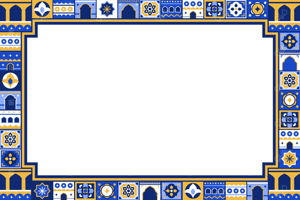 طراحی قاب عربی به سبک فلت